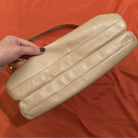 Coach Beige Madison Shoulder Bag - Picture 10 of 16